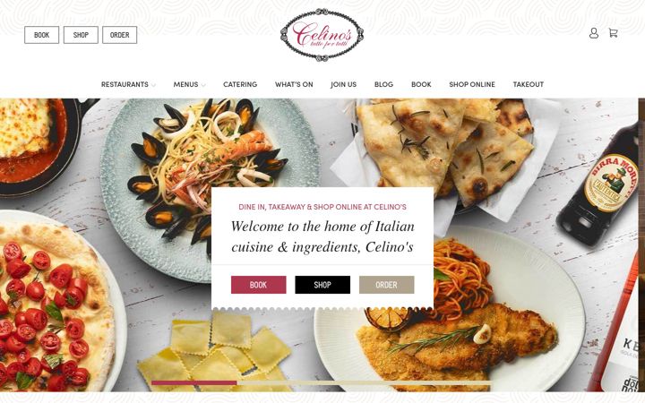 Screenshot of celinos.com