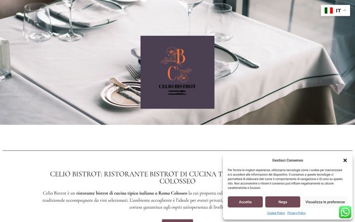Screenshot of celiobistrot.it