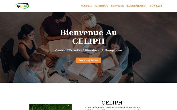 Screenshot of celiph.fr