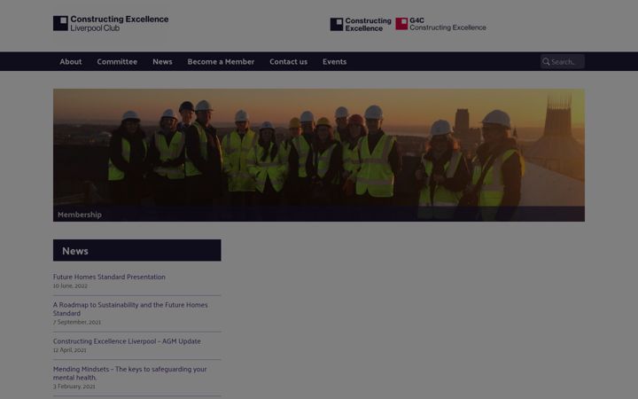 Screenshot ta' celiverpool.org.uk