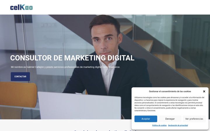 Screenshot of celkao.com