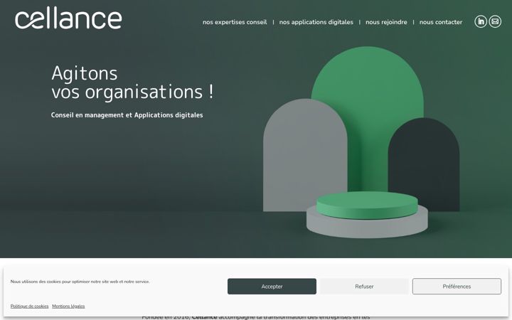 Screenshot of cellance.com