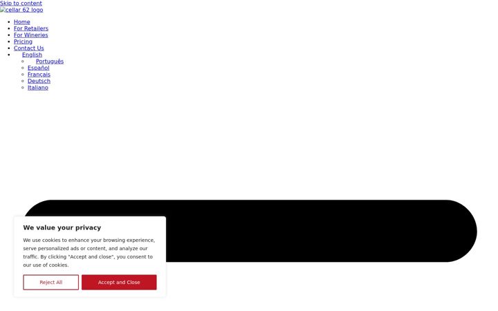 Screenshot of cellar62.com
