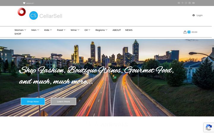 Screenshot of cellarsell.com