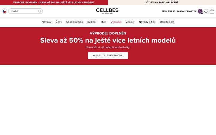 Snímek obrazovky cellbes.cz