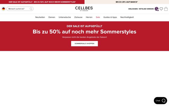 Екранна снимка на cellbes.de
