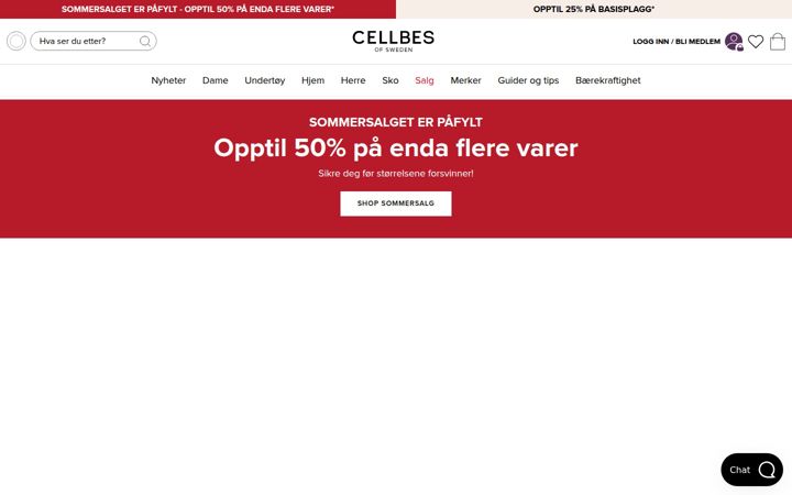 Screenshot stránky cellbes.no