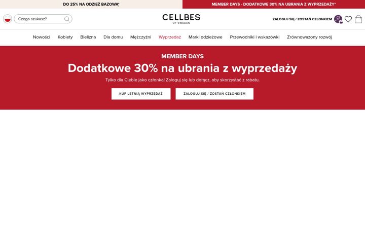 Ekrano kopija cellbes.pl