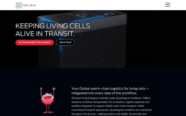 Screenshot of cellbox-solutions.com