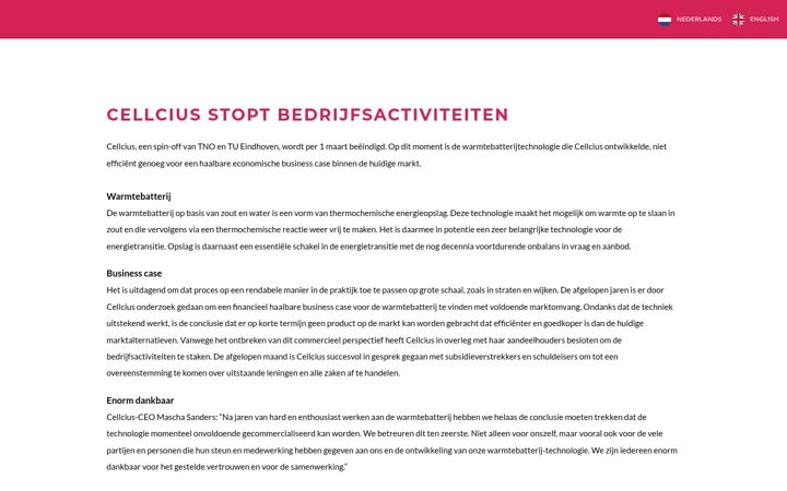 Screenshot of cellcius.com