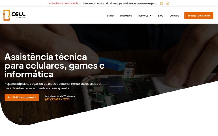 Screenshot ta' cellconcept.com.br