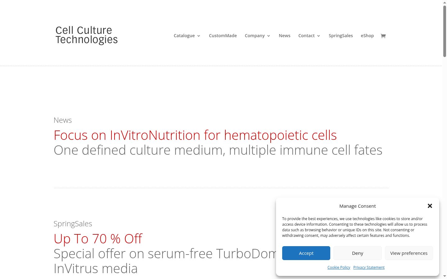 Screenshot tal-banner tal-kunsens muri qabel kwalunkwe interazzjoni