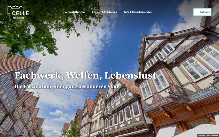 Screenshot of celle-tourismus.de