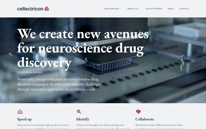 Screenshot of cellectricon.com