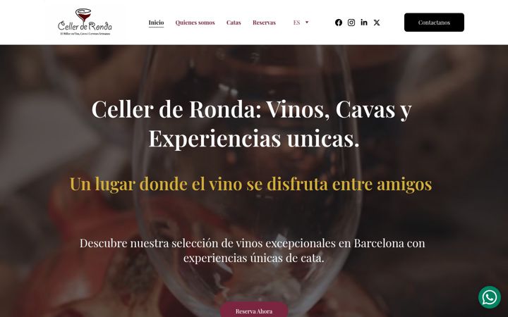 Screenshot of cellerderonda.com