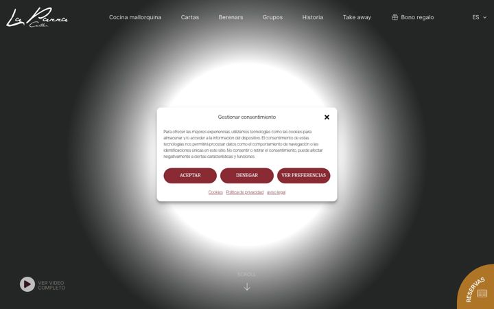 Screenshot of cellerlaparra.com