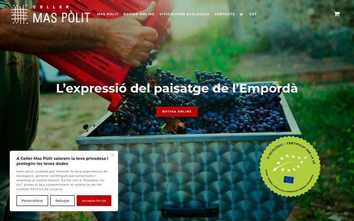Screenshot of cellermaspolit.com