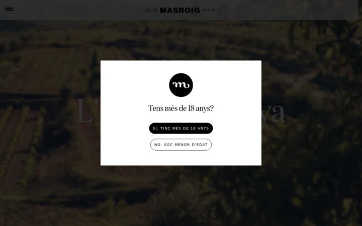 Screenshot of cellermasroig.com