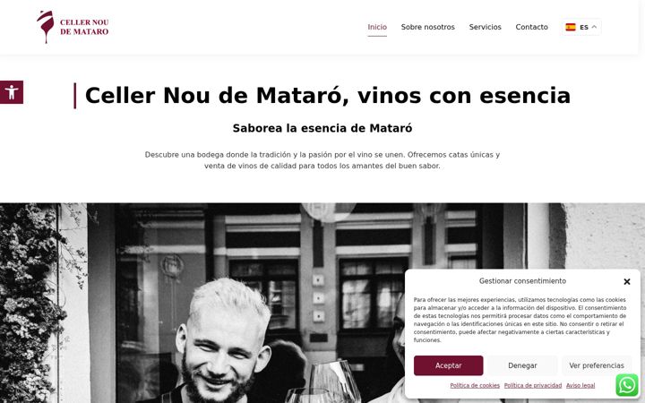 Screenshot of cellernoudemataro.com