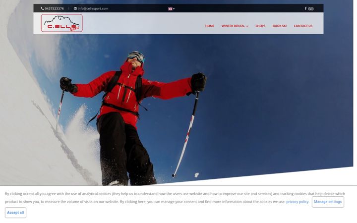 Screenshot of cellesport.com