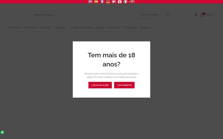 Screenshot of cellestore.eu