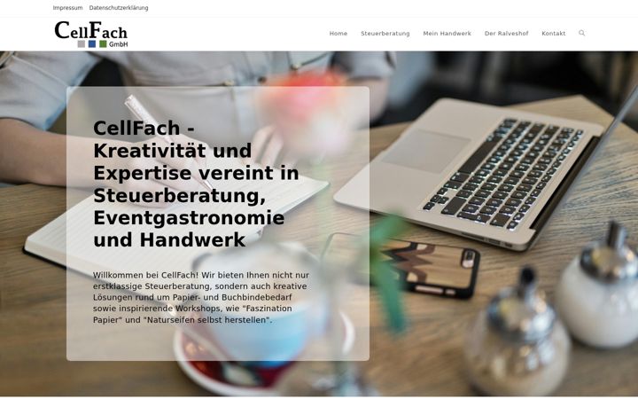 Screenshot of cellfach.de