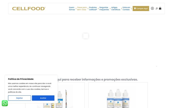 Screenshot ta' cellfood.com.br
