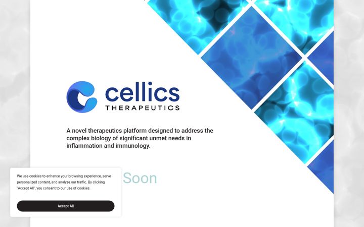 Screenshot of cellics.com