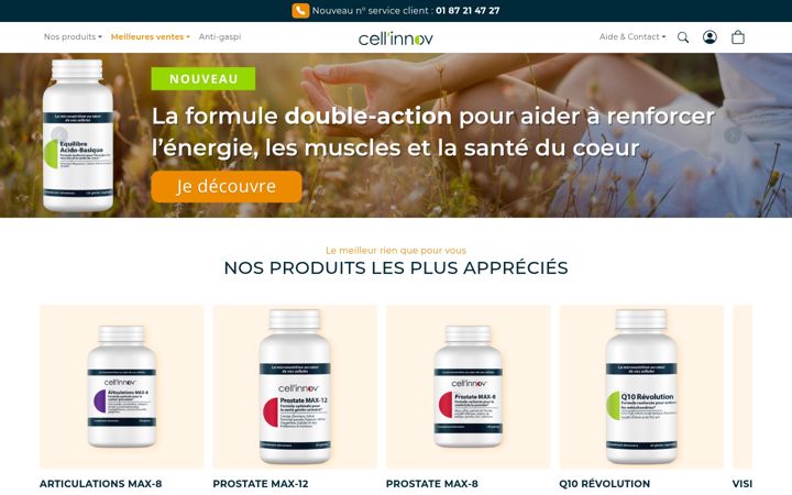 Screenshot of cellinnov.com