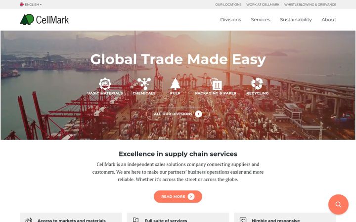 Screenshot of cellmark.com