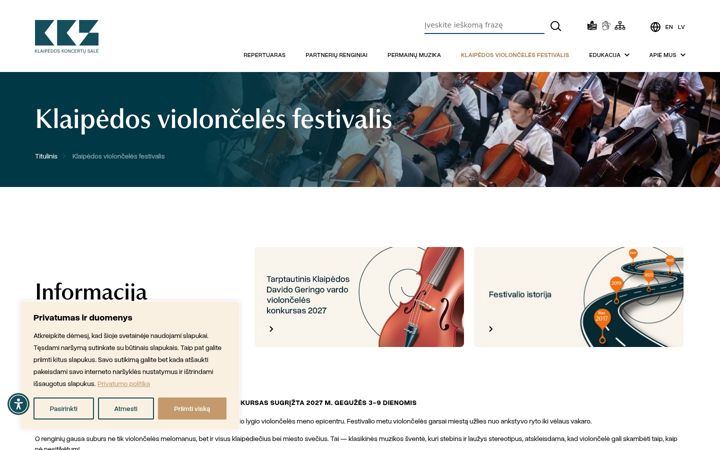 Screenshot of celloklaipeda.com
