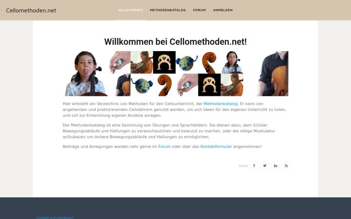 Screenshot ta' cellomethoden.net