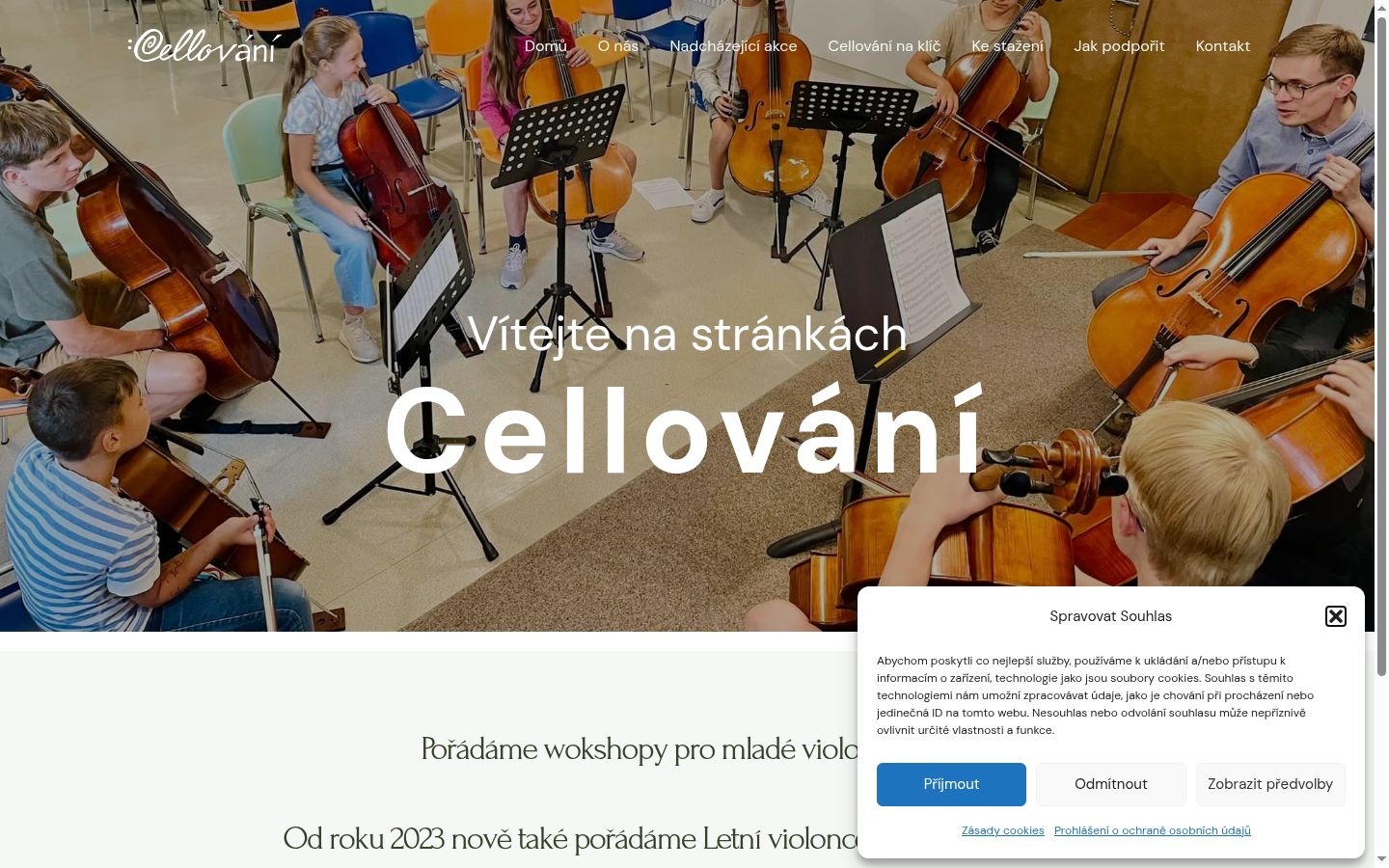 Screenshot tal-banner tal-kunsens muri qabel kwalunkwe interazzjoni