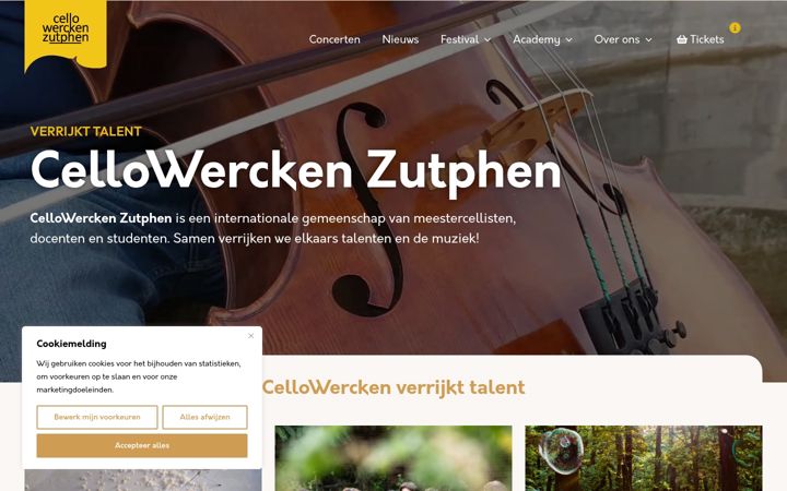Screenshot di cellowerckenzutphen.nl