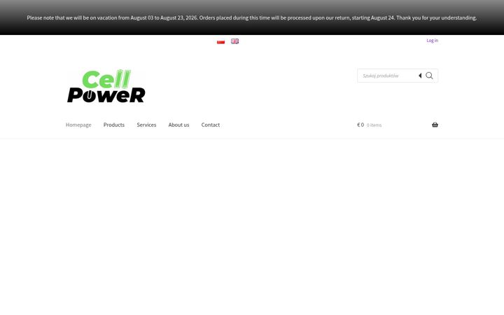 Screenshot di cellpower.eu