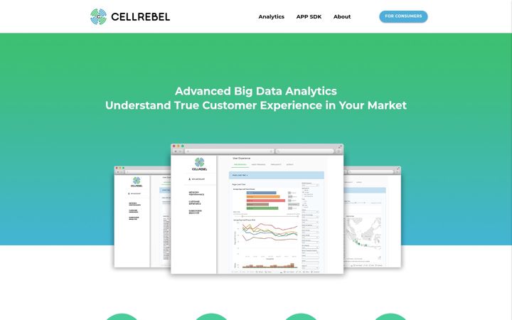 Screenshot ta' cellrebel.com