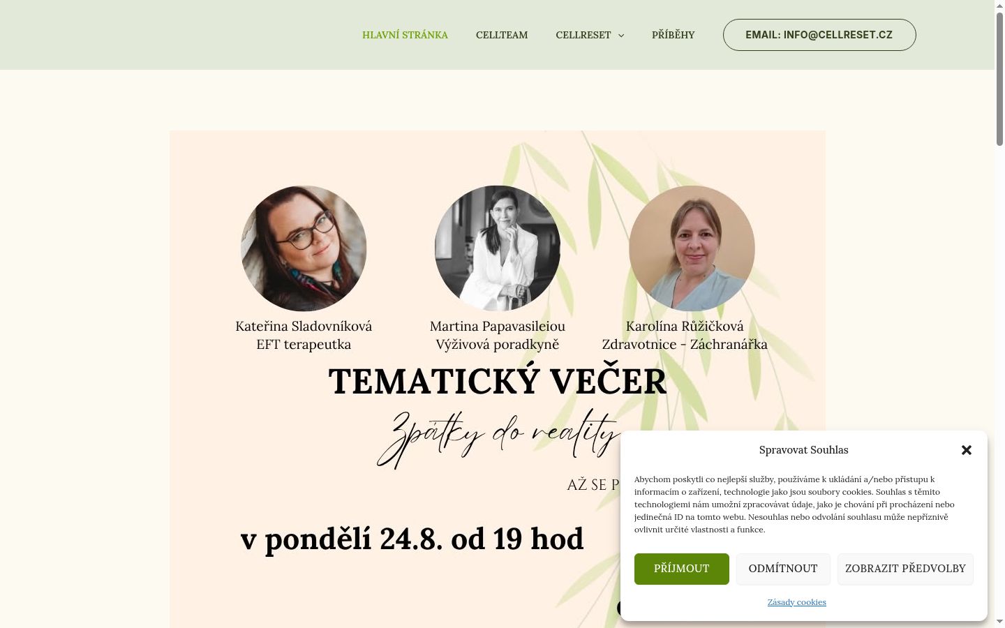 Screenshot tal-banner tal-kunsens muri qabel kwalunkwe interazzjoni