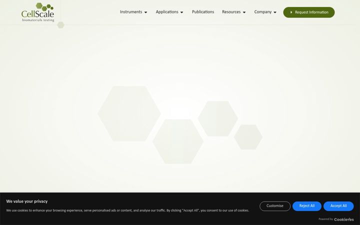 Screenshot of cellscale.com