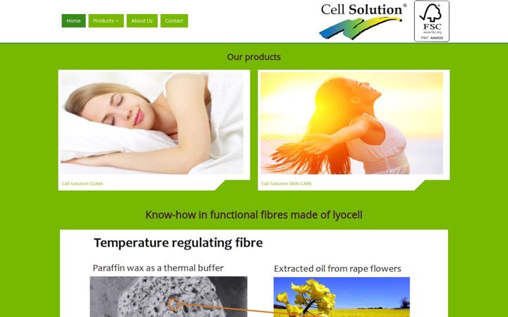 Screenshot di cellsolution.eu