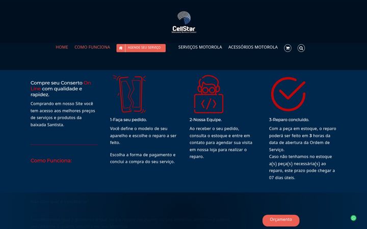 Screenshot ta' cellstar.com.br