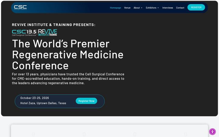 Screenshot of cellsurgicalconference.com