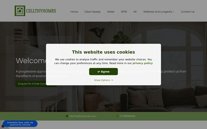 Screenshot of cellthyhomes.com