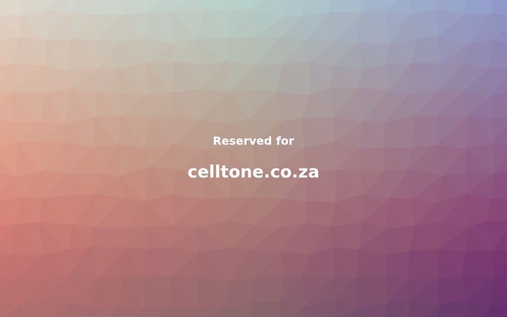Zrzut ekranu celltone.co.za