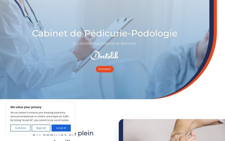 Screenshot of cellucci-podologie.com