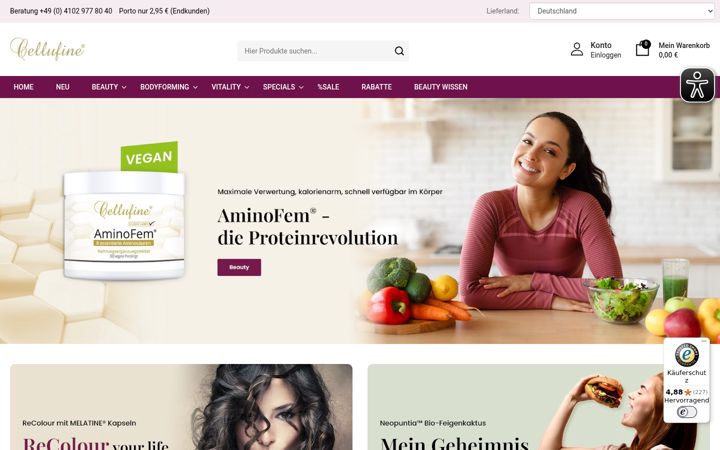 cellufine.de
