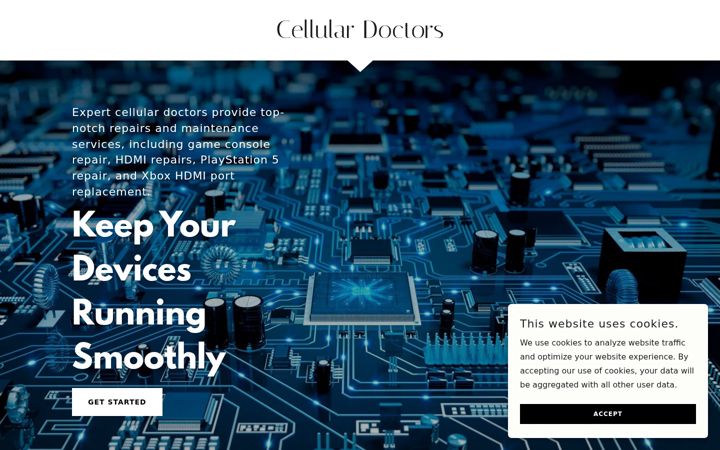 Screenshot of cellular-doctors.com