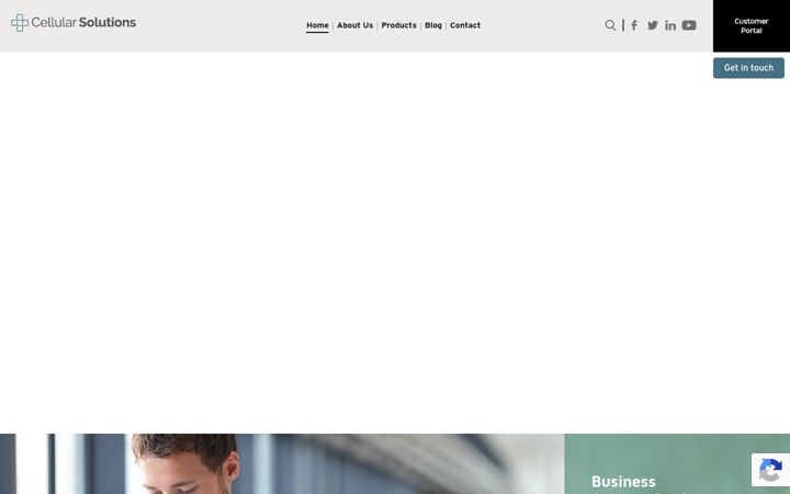 Screenshot ta' cellular-solutions.co.uk