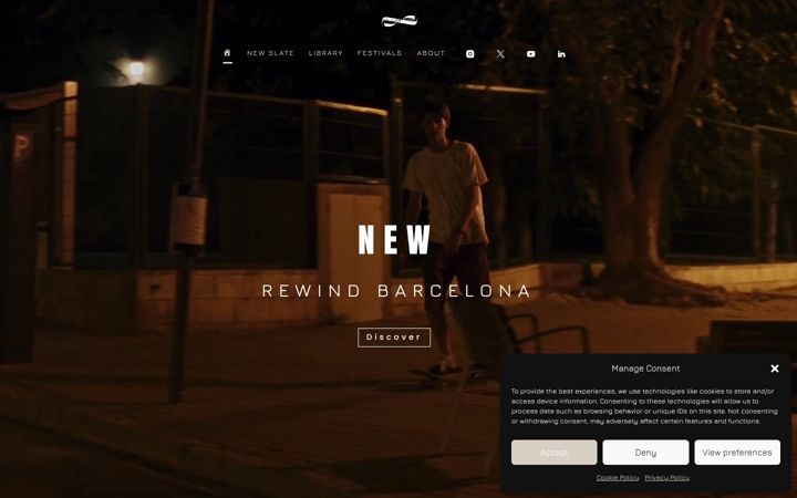 Screenshot of celluloid-dreams.com