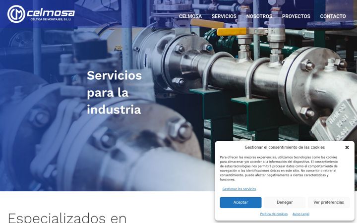 Screenshot of celmosa.com