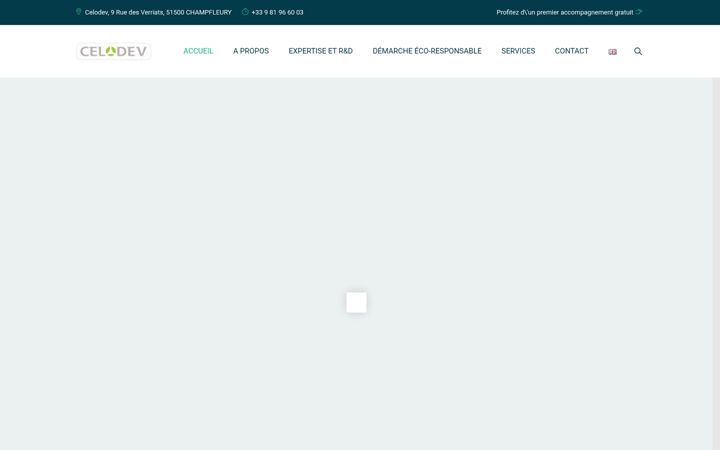 Screenshot ta' celodev.fr